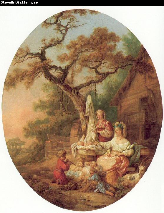 Prince, Jean-Baptiste le A Scene from Russian Life